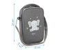 KioKids Dolci Amici Bolsa Térmica Elefante Gris Conserva Calor y Frío 2.5L para Niños +0 Meses
