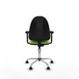 PIQUERAS Y CRESPO Silla de oficina Aýna color Pistacho con Brazos 2D