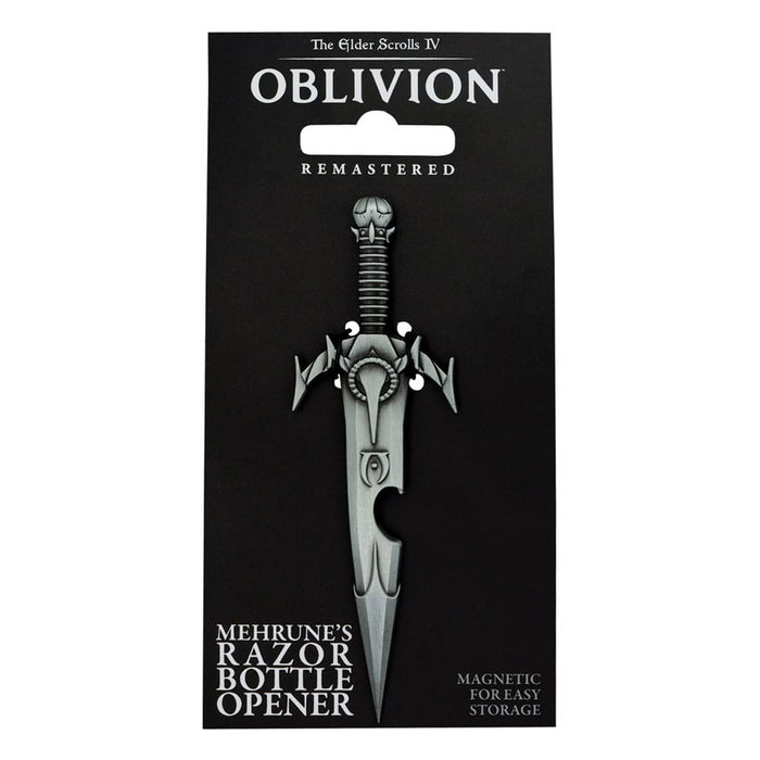 FaNaTtik Abrebotellas The Elder Scrolls IV: Oblivion Mehrune´s Razor de metal con licencia oficial FaNaTtik Abrebotellas The Elder Scrolls IV: Oblivion Mehrune´s Razor de metal con licencia oficial