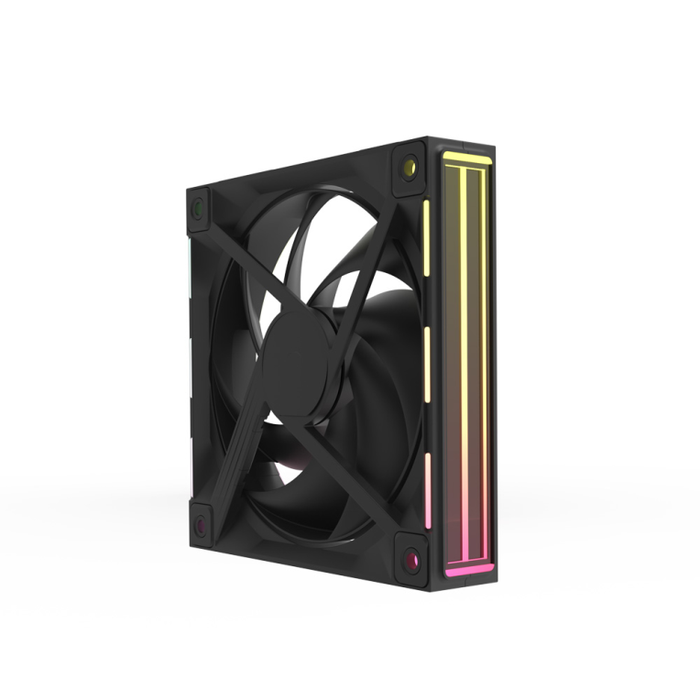 Zalman ZM-DF120R A3 Ventilador 12.4 cm 800-2300 RPM 34.5 dB Rodamiento de Bolas 3 Ventiladores 4 Pines Negro