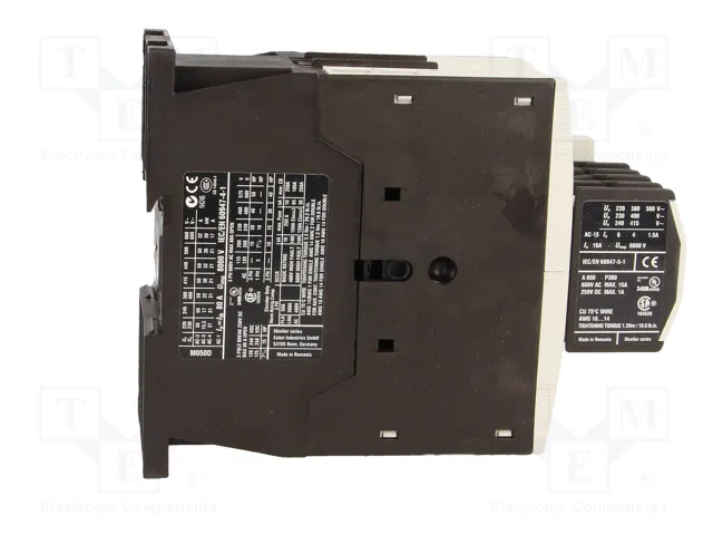 EATON ELECTRIC Contactor DILM50 3-polar 24V DC