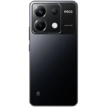 POCO MZB0FS7EU Smartphone X6 8GB RAM 256GB 6.67" Flow AMOLED CrystalRes 1.5K 120Hz 5G Cámara 64MP OIS 5100mAh Negro
