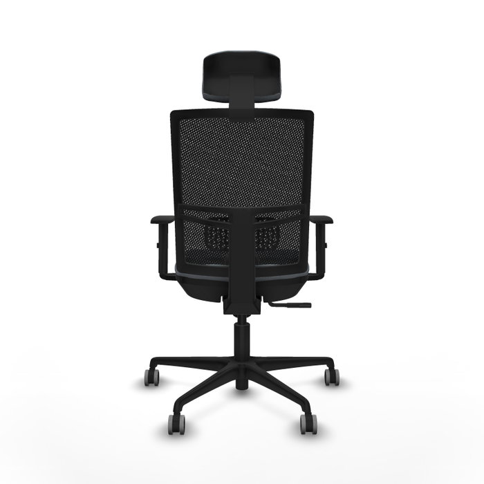 PIQUERAS Y CRESPO Silla de oficina Yunquera con mecanismo Sincro, Gris y Negro PIQUERAS Y CRESPO Silla de oficina Yunquera con mecanismo Sincro, Gris y Negro