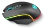 Krom Ratón Gaming Keos Óptico 6400 DPI, RGB Rainbow, 7 Botones Programables, Cable USB, Ergonomía Diestro, Color Negro, Ref. nxkromkeos