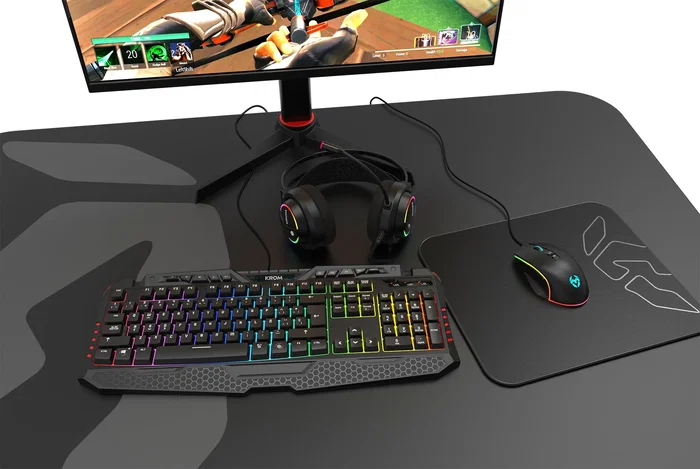 Krom Ratón Gaming Keos Óptico 6400 DPI, RGB Rainbow, 7 Botones Programables, Cable USB, Ergonomía Diestro, Color Negro, Ref. nxkromkeos Krom Ratón Gaming Keos Óptico 6400 DPI, RGB Rainbow, 7 Botones Programables, Cable USB, Ergonomía Diestro, Color Negro, Ref. nxkromkeos
