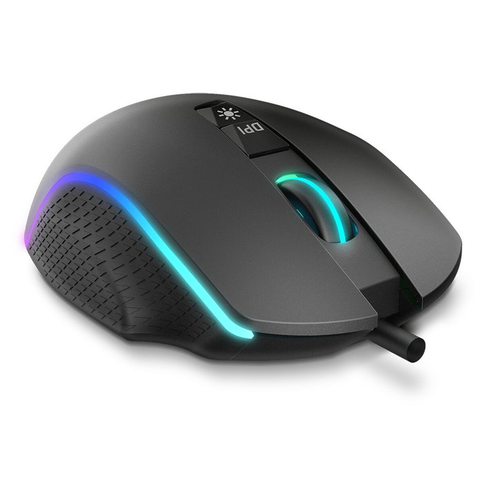 Krom Keos Ratón Gaming RGB 6400 DPI Negro