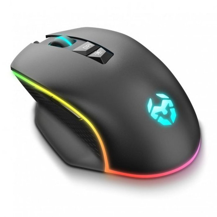 Krom Keos Ratón Gaming RGB 6400 DPI Negro