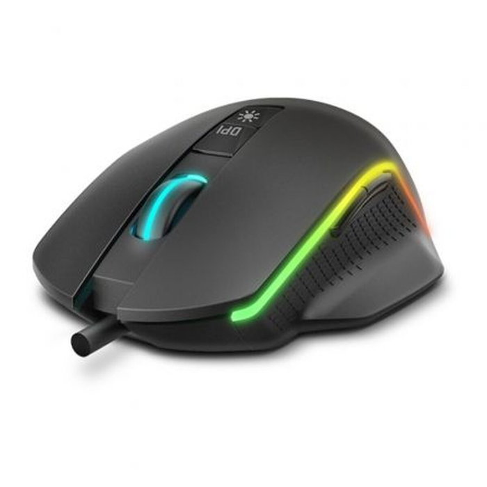 Krom Keos Ratón Gaming RGB 6400 DPI Negro