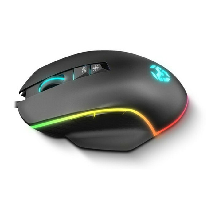 Krom Keos Ratón Gaming RGB 6400 DPI Negro