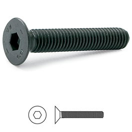 UCAFIX Tornillo Allen DIN 7991 Negro Rosca Métrica