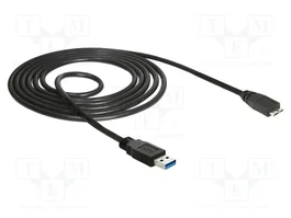 DeLOCK Cable USB 3.2 Gen 1 Tipo A a Micro-B 1,5 m Negro