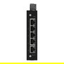 WAGO 852-1111/000-001 Interruptor Industrial ECO, 5 Puertos Gigabit Ethernet (10/100/1000), Montaje en Carril DIN, IP30, Alimentación DC 12-48V