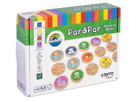 Cayro Par & Par Madera FSC Juego de Construcción para Niños +2 Años