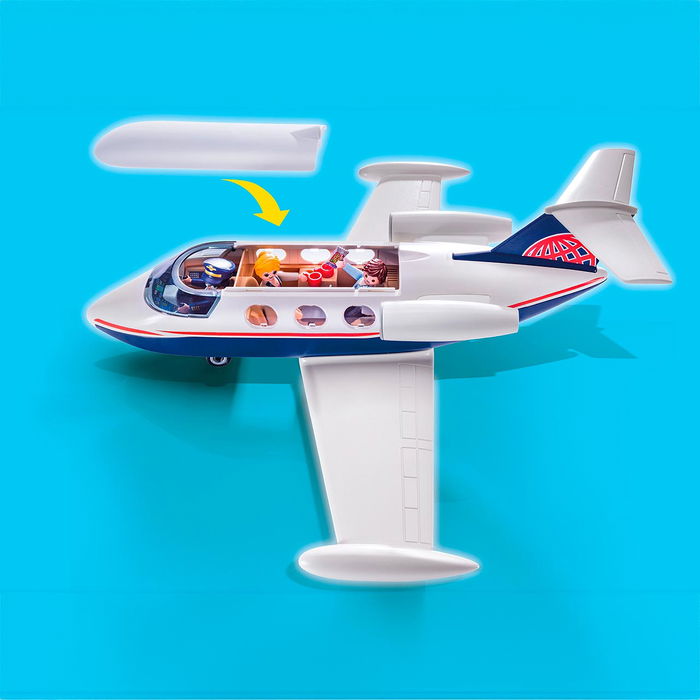 Playmobil City Life Jet Privado 70533, Juego de Construcción de 45 Piezas para Niños +4 Años Playmobil City Life Jet Privado 70533, Juego de Construcción de 45 Piezas para Niños +4 Años