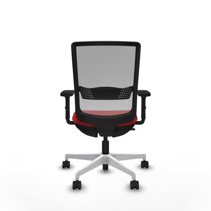 PIQUERAS Y CRESPO Silla de oficina Haches Rojo y Gris PIQUERAS Y CRESPO Silla de oficina Haches Rojo y Gris