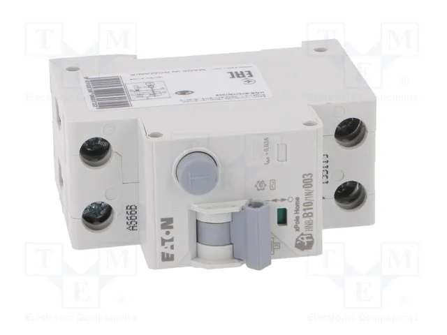 EATON ELECTRIC HNB-B10/1N/003 RCBO 10A 30mA 230VAC 1+N