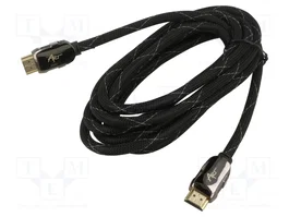 ART Cable HDMI de 3m con acabado textil negro