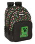 Safta Mochila Doble Adapt.Carro Minecraft 32x42x15cm - Para niños a partir de 36 meses