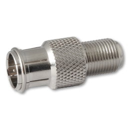 Kathrein EMU 05 F-Prüfstecker conector F Macho Plata