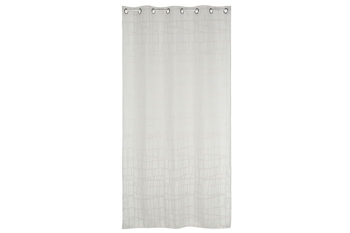 DKD Home Decor Cortina Niza Urban Beige Poliester Jacquard 260 x 140 cm (2 Unidades)