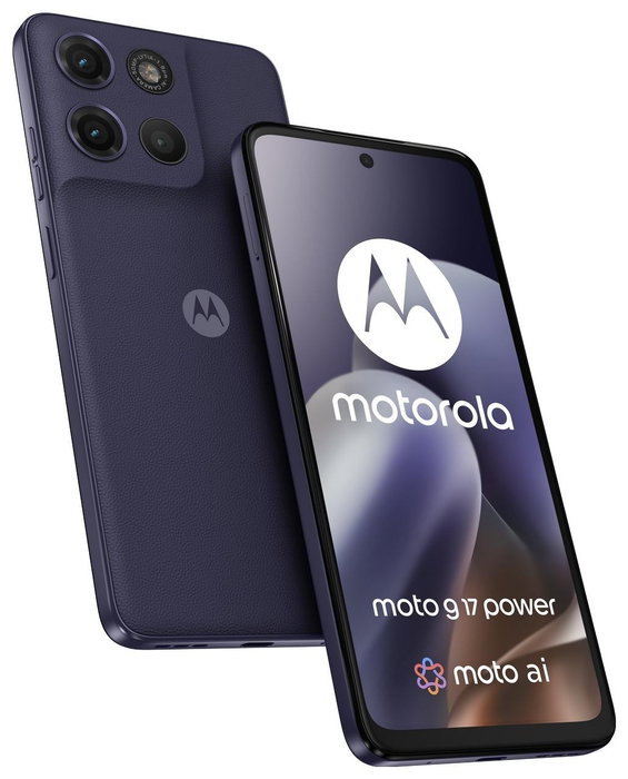 Motorola G17 Power 8/256GB Evening Blue, pantalla 6.72" LTPS, 50MP+5MP, NFC, Android 15 Motorola G17 Power 8/256GB Evening Blue, pantalla 6.72" LTPS, 50MP+5MP, NFC, Android 15