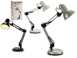 Pincello Lampara Flexo Metal Muelles Surtidos Blanco, Negro, Plata 15x58x15 cm (Set de 6)