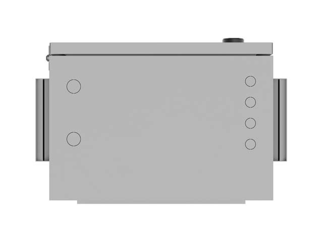 Lanberg WAH1-3240-00S Armario Rack Mural 10 3U Gris IP55