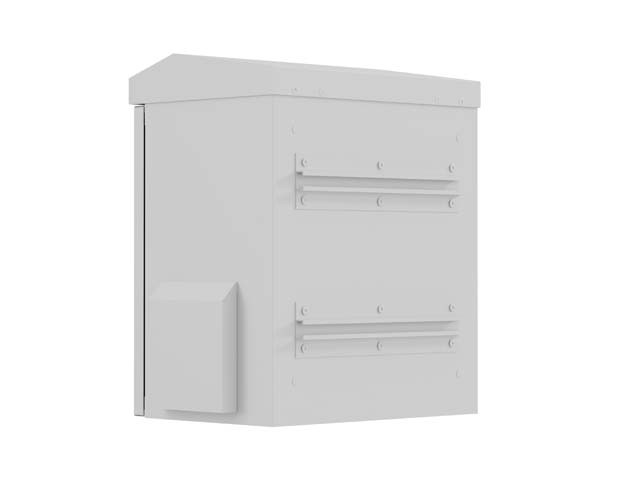 Lanberg WAH1-3240-00S Armario Rack Mural 10 3U Gris IP55