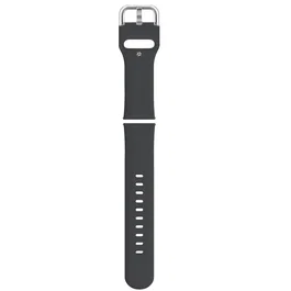 Celly Correa de Silicona Universal 22mm Negro para Smartwatch, Hebilla, Compatible con Múltiples Marcas (excepto Apple Watch), Referencia WBANDUNISIL22BK