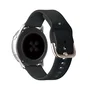 Celly Correa de Silicona Universal 22mm Negro para Smartwatch, Hebilla, Compatible con Múltiples Marcas (excepto Apple Watch), Referencia WBANDUNISIL22BK