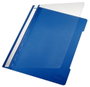 LEITZ Dosier Fastener PVC A4 Azul con Tarjetero (Set de 25)
