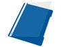 LEITZ Dosier Fastener PVC A4 Azul con Tarjetero (Set de 25)