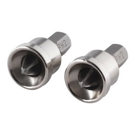 Wolfcraft Puntas Phillips PH2 x 25 mm modelo solid, 2 uds