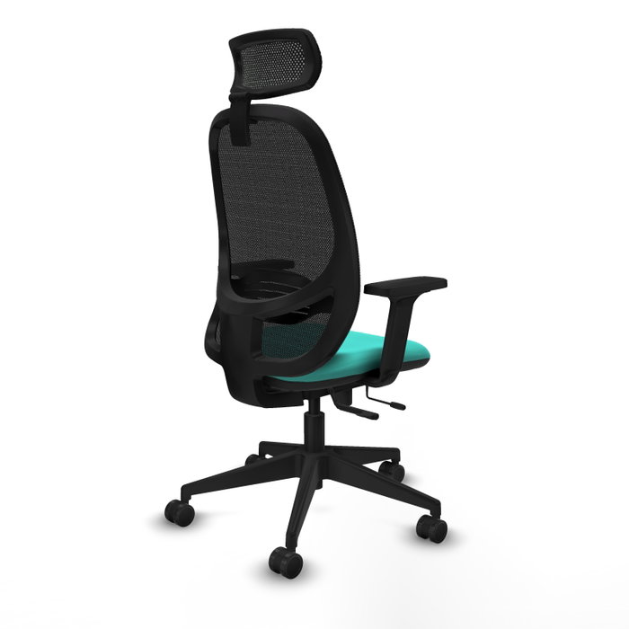 PIQUERAS Y CRESPO Silla de oficina Cilanco Turquesa y Negro PIQUERAS Y CRESPO Silla de oficina Cilanco Turquesa y Negro