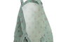 DKD Home Decor Bolsa Tropical Boho Verde Azul 9 x 35 x 45 cm (6 Unidades)