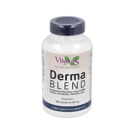 VBYOTICS Dermablend 100 Cápsulas para Caída de Cabello, Piel Apagada y Uñas Quebradizas