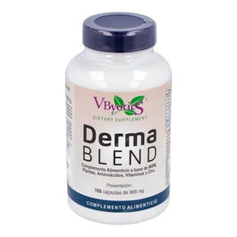 VBYOTICS Dermablend 100 Cápsulas para Caída de Cabello, Piel Apagada y Uñas Quebradizas