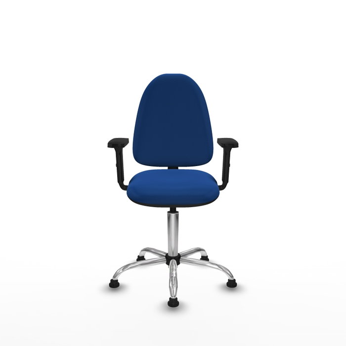 PIQUERAS Y CRESPO Silla de oficina Aýna Azul con Brazos 2D