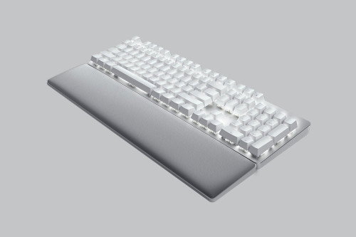 Razer Pro Type Ultra (RZ03-04110100-R3M1) Teclado Inalámbrico y Cable, Interruptor Mecánico, QWERTY, Inglés EE.UU., Plata/Blanco