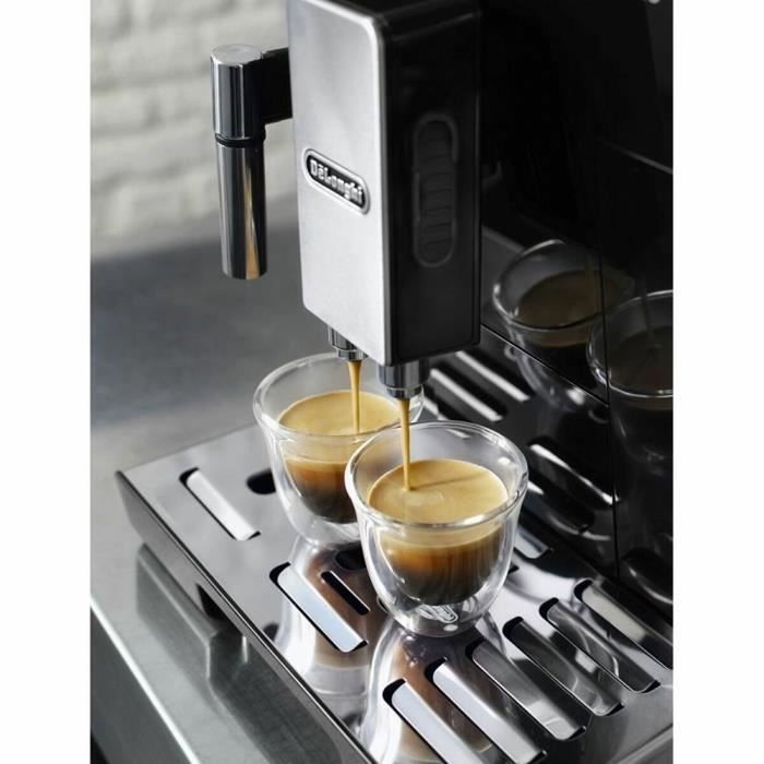 Delonghi ECAM 44.660.B Cafetera con molinillo, 400 g de granos, Negra