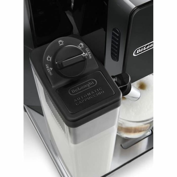 Delonghi ECAM 44.660.B Cafetera con molinillo, 400 g de granos, Negra