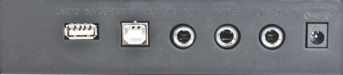 Teclado Ek de 61 Teclas Negro Ekt750