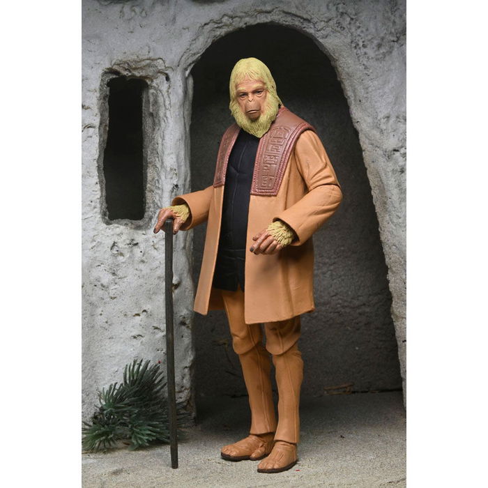 NECA Figura Dr. Zauis El Planeta de los Simios 18cm Articulada con Accesorios de la Película de 1968