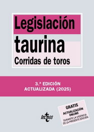 Legislación taurina, Editorial Tecnos - TECNOS