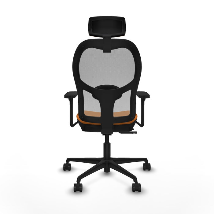 PIQUERAS Y CRESPO Silla de oficina Jorquera Naranja y Gris