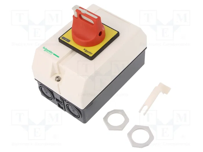 SCHNEIDER ELECTRIC Seccionador principal de seguridad TeSys VARIO 3 polos 16A IP65 SCHNEIDER ELECTRIC Seccionador principal de seguridad TeSys VARIO 3 polos 16A IP65