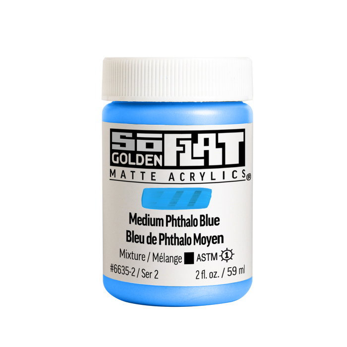 Golden SoFlat Colores Acrílicos Medio Thalo Azul 59 ml Golden SoFlat Colores Acrílicos Medio Thalo Azul 59 ml