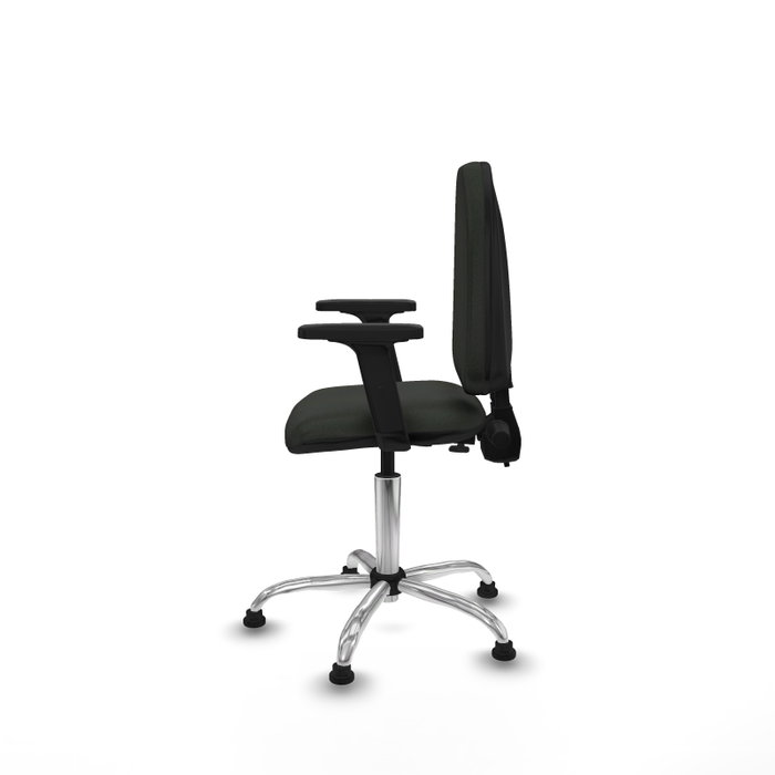 PIQUERAS Y CRESPO Silla de oficina Aýna Negra con Brazos 2D PIQUERAS Y CRESPO Silla de oficina Aýna Negra con Brazos 2D