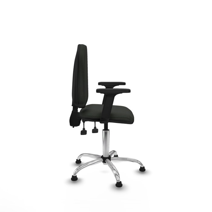 PIQUERAS Y CRESPO Silla de oficina Aýna Negra con Brazos 2D PIQUERAS Y CRESPO Silla de oficina Aýna Negra con Brazos 2D
