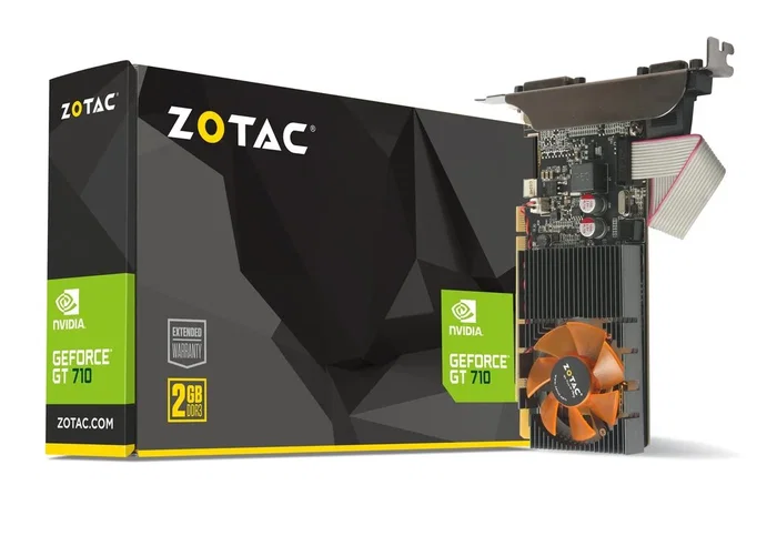 Zotac GeForce GT 710 2GB GDDR3 Low-Profile Zotac GeForce GT 710 2GB GDDR3 Low-Profile